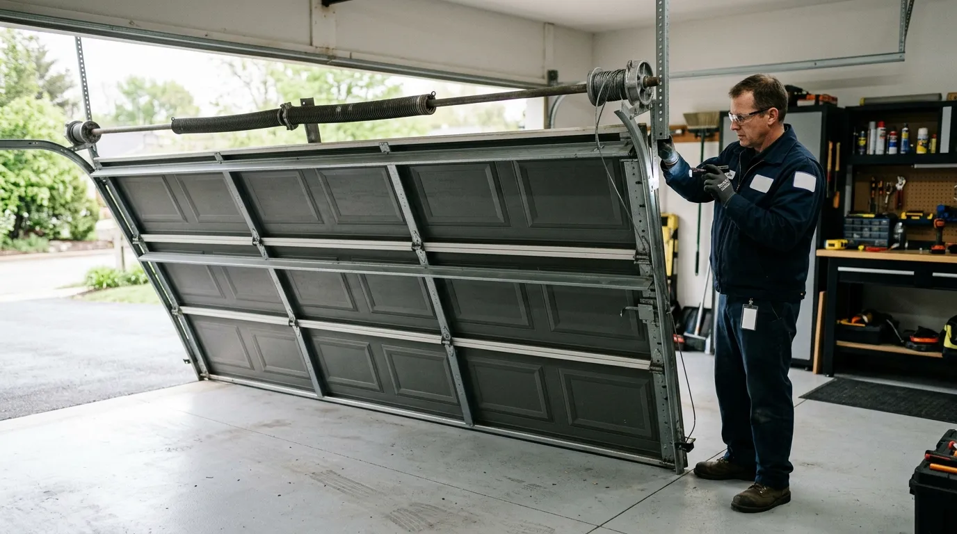 Why Your Garage Door Slides Off Track in Olympia